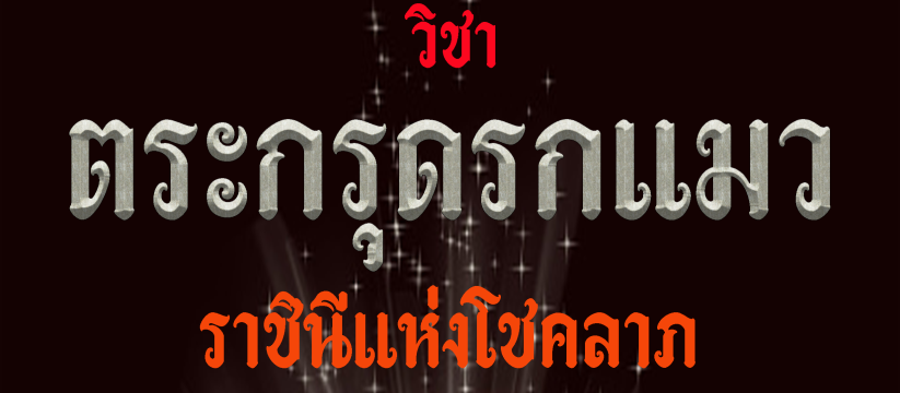 ตระกรุดรกแมว ราชินีแห่งโชคลาภ