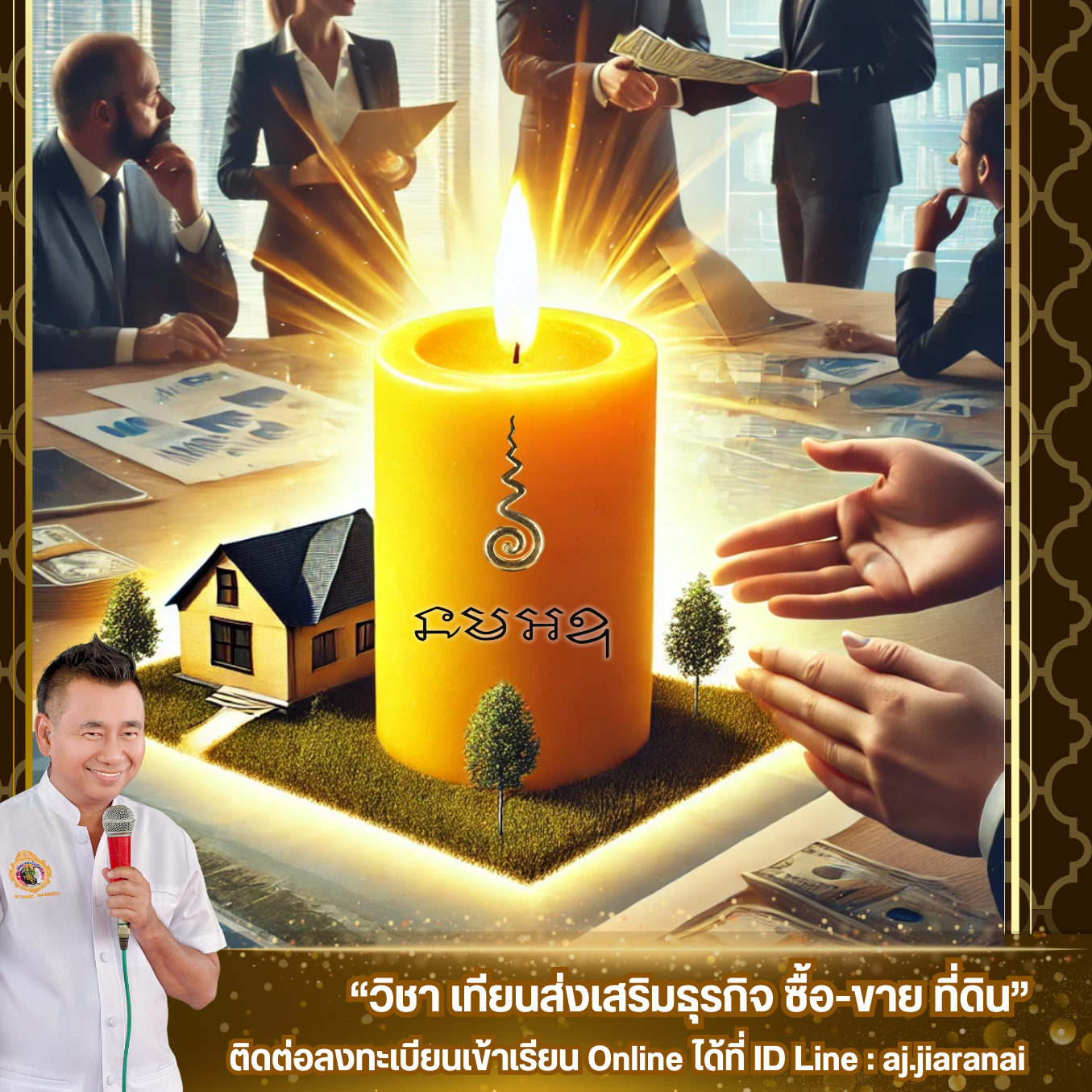 เทียนส่งเสริมธุรกิจ ซื้อ-ขาย ที่ดิน